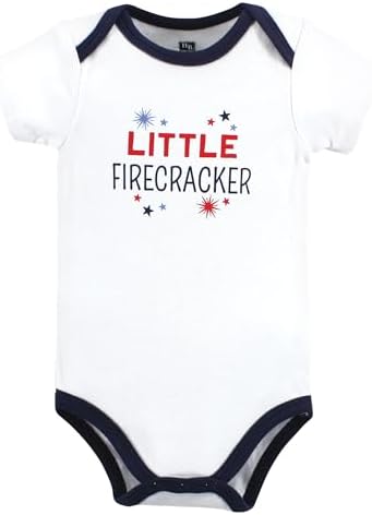 Hudson Baby Firecracker - Unisex Cotton Bodysuit Pant Set