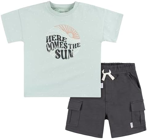 Gerber Baby Boys Toddler T-Shirt Shorts Set