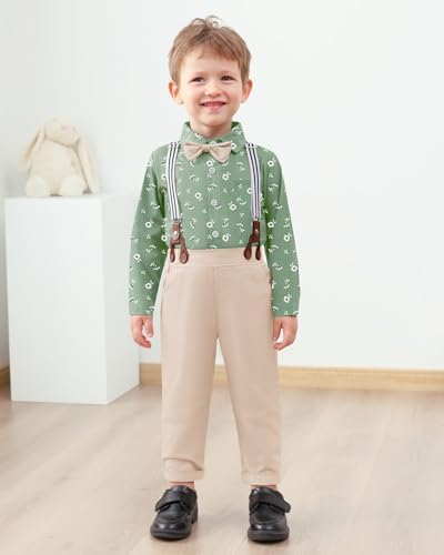 Perfect for Weddings Formal Toddler Suits with suspenders and bow ties