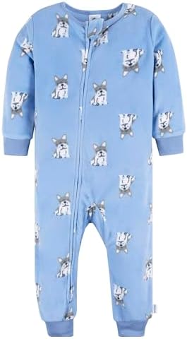 Gerber Baby Boys flame resistant fleece pajamas 3-pack