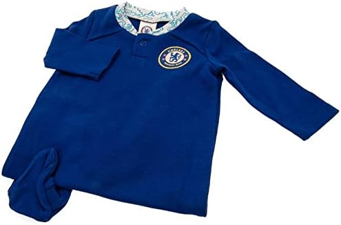 Chelsea FC Baby Long-Sleeve Sleepers Royal BlueWhite