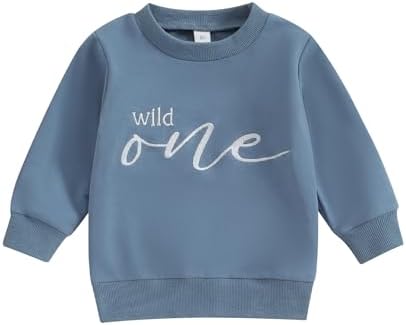 Crewneck Sweatshirt for 1st Birthday Boy Set