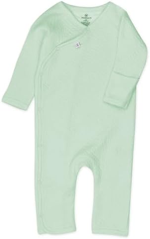 HonestBaby Organic Cotton Romper for Babies Sage 6-9 Months