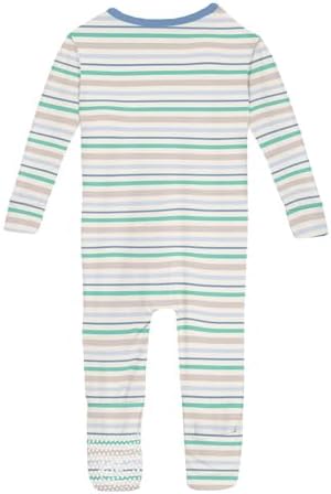 KicKee Pants Print Convertible Sleeper with Zipper for Baby