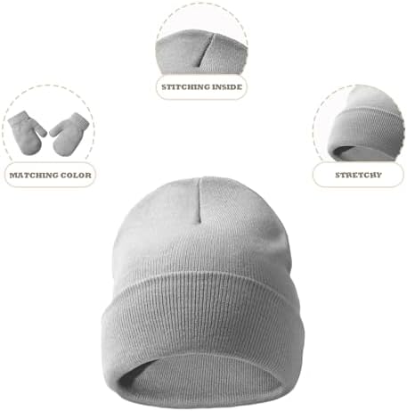 Comfortable Baby Hats mittens Set for Newborns
