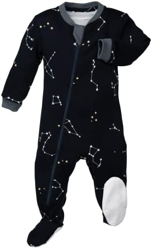 ZippyJamz 2-Zipper Organic Sleepers for Babies