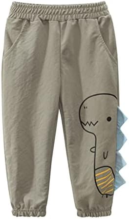 juniors unisex dinosaur print pull-on sweatpants for boys