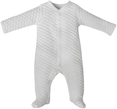 Perfect Fit Unisex Baby Warm Footie Jumpsuit for Autumn Winter