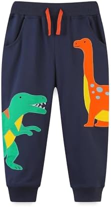 Irsutey Toddler Boys Cotton Active Sweatpants