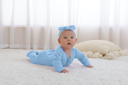 Comfortable Footed Long Sleeve Pajamas for Babies