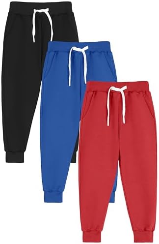 Resinta 3-Piece Toddler Boys Active Joggers