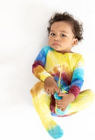 Matching Tie Dye Family Pajamas for Baby Boys Soft Comfortable