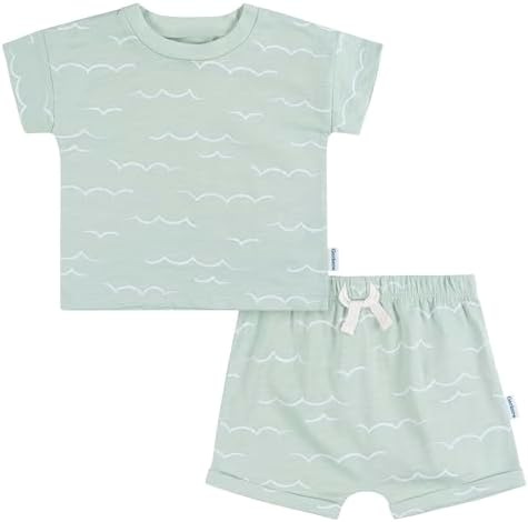 Gerber Baby Boys Lightweight T-Shirt and Shorts Set