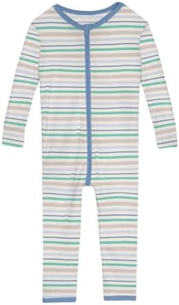 KicKee Pants Print Convertible Sleeper with Zipper for Baby