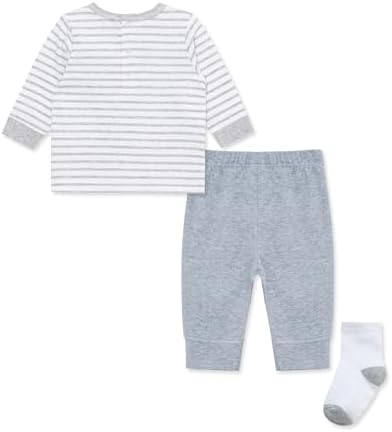 Little Me Baby Boys 3-Piece Jogger Set 0-24 Months