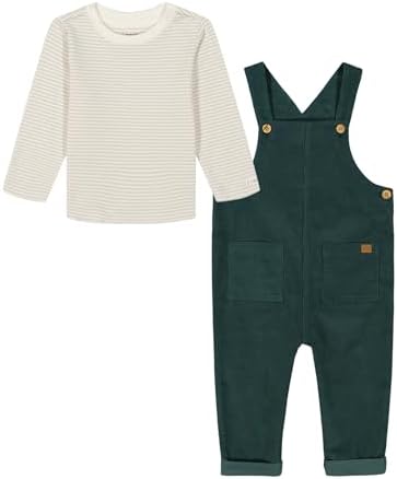 Calvin Klein Baby Boys 2pc Overall Set