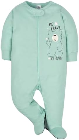 Gerber 4-Pack Sleep N Play Footie for Boys Soft Cotton