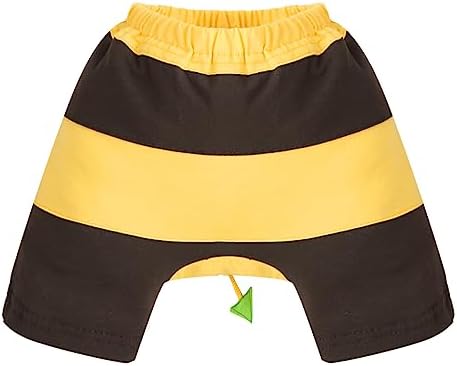 QinCiao Baby Infant Boys CottonNavy Blue Cartoon Animal Diaper Cover with Fake Tail