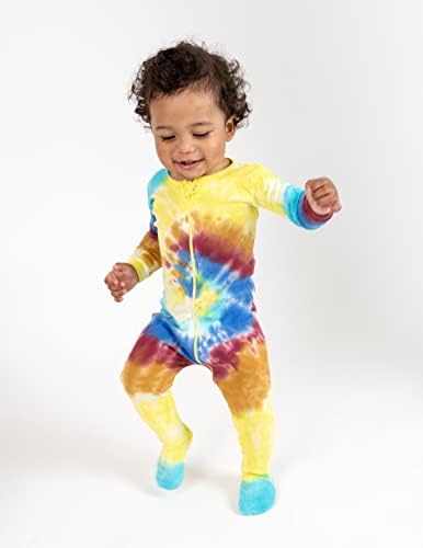 Matching Tie Dye Family Pajamas for Baby Boys Soft Comfortable