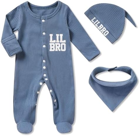 Newborn Boy Romper Jumpsuit Set