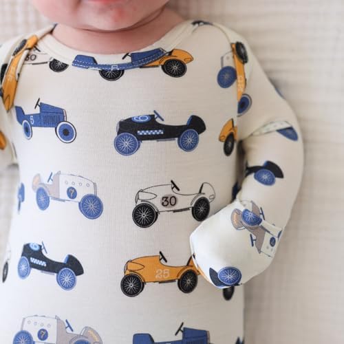 Posh Peanut Unisex Infant Gown Soft Viscose Bamboo Nightgown for Newborns