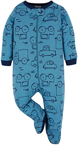 Onesies Brand Baby Boys 4-Pack Sleep N Play Footies