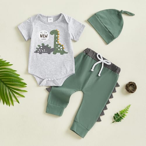 Newborn DinoRomper Set for Boys