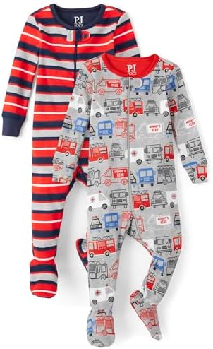 The Childrens Place - Snug Fit 100 Cotton Pajamas for Babies - 2-Pack