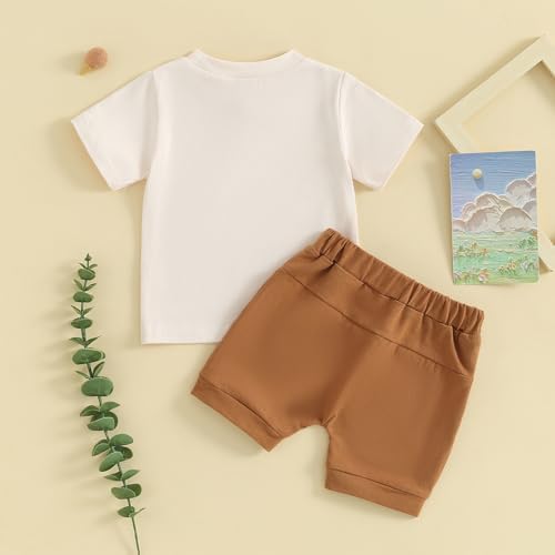Kupretty Baby Boys Summer Outfit 2-Piece Set