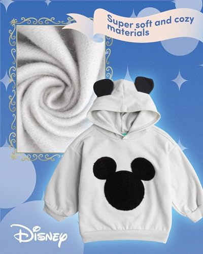Disney Baby Boys Jogger Set - 2 Piece Mickey Mouse Kids Fleece sweater set