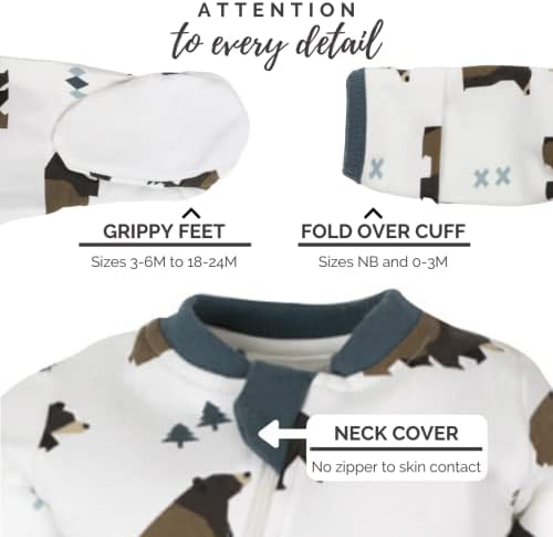 ZippyJamz Zipper Organic Sleepwear
