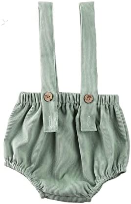 Emmababy Baby Boys Girls Suspender Overalls Romper with Built-in Pockets