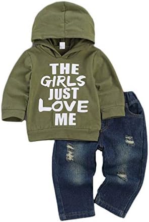 fhutpw Toddler Boy Outfits Soft Comfy