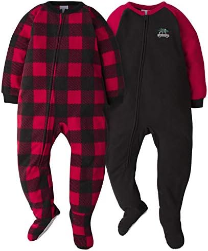 Comfortable Flame-Resistant Toddler Pajamas 2-Pack