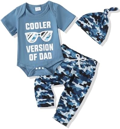 Newborn Baby Boy Clothing Set - Romper Pants