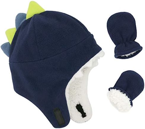 Sarfel Baby Boy Sherpa Mittens Set