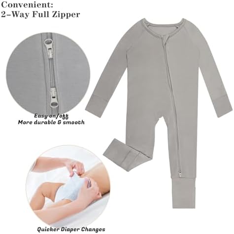 Adjustable Bamboo Pajamas for Babies