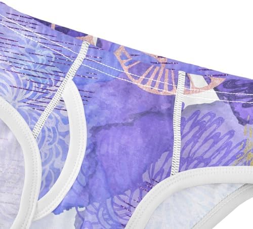 KLL Floral Pattern Toddler Underwear Small Underwear Organic Cotton Perfect Fit