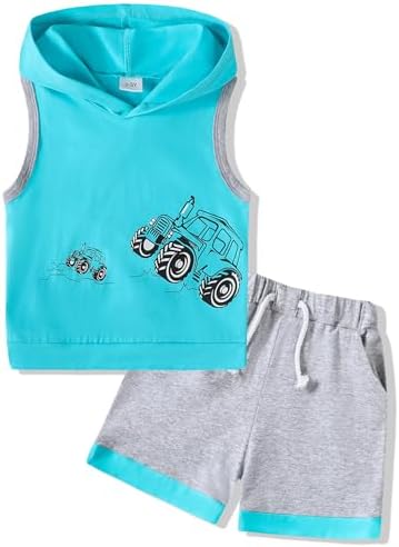 Stylish and Comfortable Toddler Boys Clothing Set for Summer