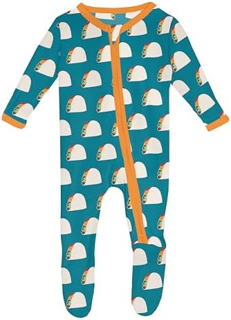 KicKee Baby Footie - Soft Stretchy Bamboo Viscose for Sensitive Skin