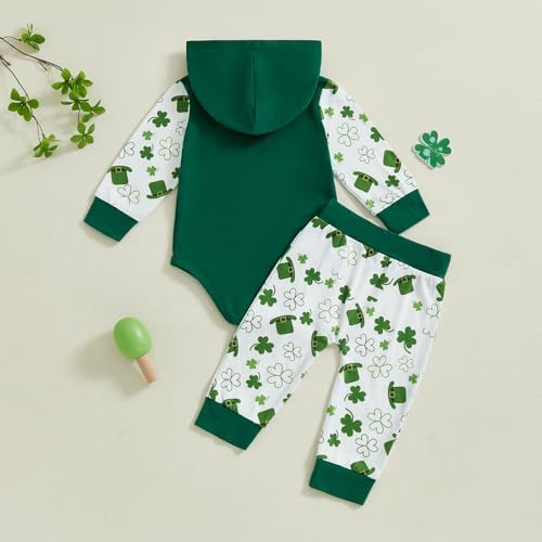 BemeyourBBs St Patricks Day Shamrock Baby Set - Baby Boy Outfit