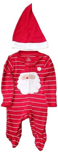 Carters Santa ClausInfant SleepersRed 6 Months Red_peak