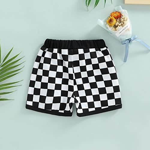 Lamuusaa Newborn 0-3T summer cotton plaid shorts