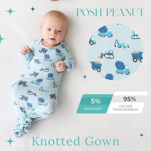 Posh Peanut Newborn Knotted Gowns 0-3 Months