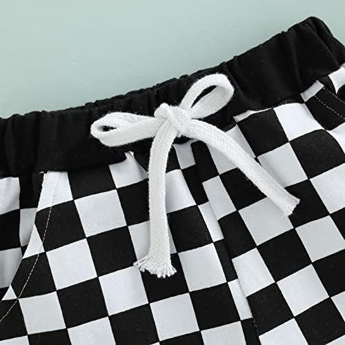 Lamuusaa Newborn 0-3T summer cotton plaid shorts