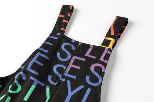 Mud Kingdom Kids Overalls with Adjustable Length and Cute Stars Print