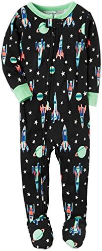 Carters Boys Cotton Footie 341g 3T Print Comfort Fit