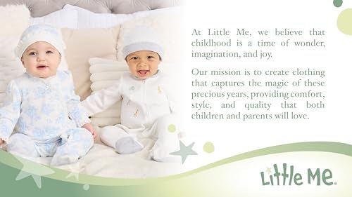 Little Me Neutral Footie Set