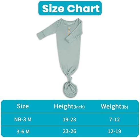 Newborn Gown with Mitten