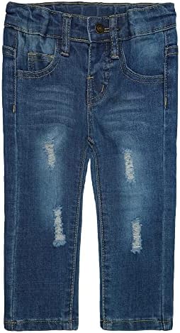 KIDSCOOL SPACE Ripped Soft Jeans for Kids Summer Hinges